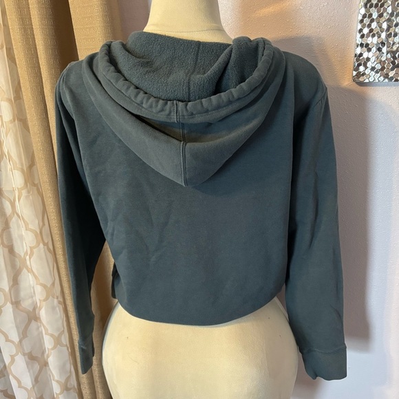 Reebok Women's Gray Zip-Up Hoodie - Picture 2 of 5